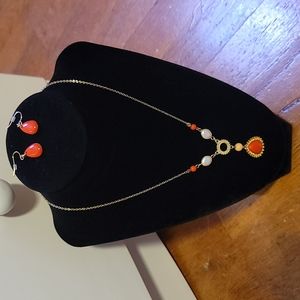 Avon Necklace and Earrings
